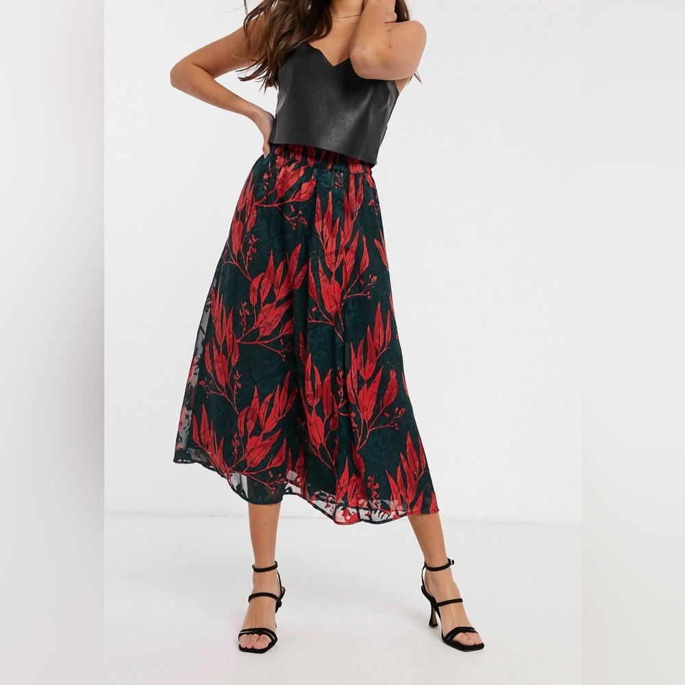 YAS Chiffon Skirt